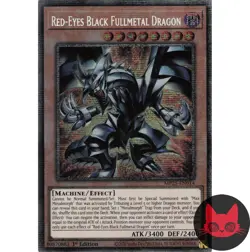 Yugioh Red-Eyes Black Fullmetal Dragon MP25-EN017 Starlight Rare 1st Edition NM - Image 1