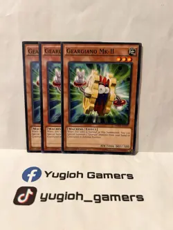 Yu-Gi-Oh Geargiano MK-II X3 SDGR 1st Edition Common Light Played - Image 1