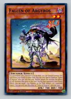 2024 Yugioh Fallen of Argyros MP24-EN339 1st Edition Common - Image 1