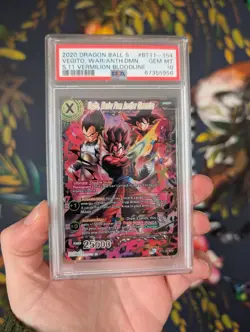 Vegito, Warrior From Another Dimension PSA 10 SCR Dragonball Super Card Game TCG - Image 1