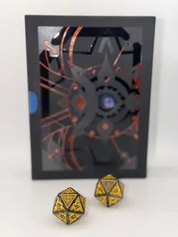 1x 20 Sided Spindown Dice Oversized Spindown Secrets of Strixhaven Codex Bundle - Image 1