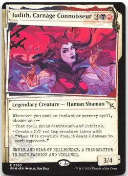 Judith, Carnage Connoisseur (Showcase) Karlov Manor Magic: The Gathering NM - Image 1