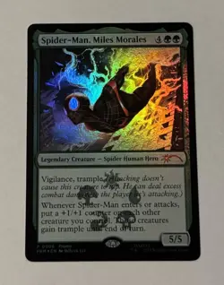 MTG Spider-Man Miles Morales P0008 Foil Promo LP - Image 1