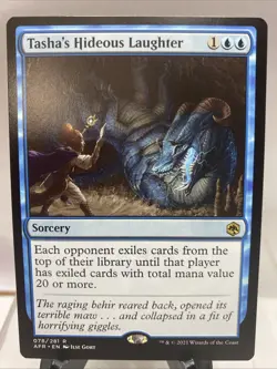 Wizards of the Coast Tasha's Hideous Laughter Forgotten Realms Rare Blue 078/281 - Image 1
