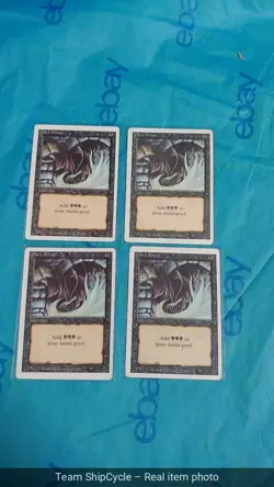 LOT 4x Dark Ritual Magic MTG Revised 3rd Edition G2U - Image 5