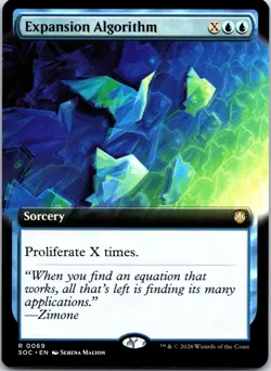 Expansion Algorithm (Extended Art) 69 Commander: Secrets of Strixhaven NM - Image 1