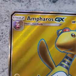 Pokemon TCG Team Up Ampharos GX 163/181 Ultra Rare Full Art Holo 240 HP 2019 - Image 3