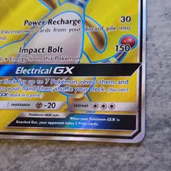 Pokemon TCG Team Up Ampharos GX 163/181 Ultra Rare Full Art Holo 240 HP 2019 - Image 5