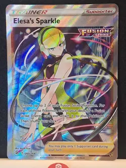 Elesa's Sparkle (Full Art) 260/264 Swsh08: Fusion Strike Holo Pokemon TCG NM - Image 2