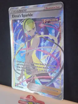Elesa's Sparkle (Full Art) 260/264 Swsh08: Fusion Strike Holo Pokemon TCG NM - Image 3