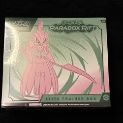 Pokemon TCG Scarlet & Violet Paradox Rift Elite Trainer Box Iron Valiant English - Image 1