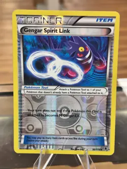 Pokemon TCG Gengar Spirit Link Phantom Forces 95/119 Reverse Holo Free Shipping! - Image 1