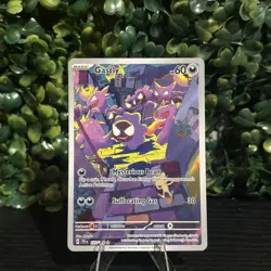 Pokemon TCG Gastly 177/162 SV05 Temporal Forces Illustration Rare Holo ENG - Image 1