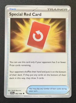 Special Red Card 082/086 - Uncommon - Chaos Rising - Pokemon TCG - Image 1