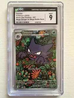 Pokemon Haunter 027 Me Mega Evolution Promo Holo Illustration Rare CGC 9 2025 - Image 1