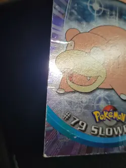 DMG! Slowpoke #79 HOLO FOIL TOPPS Series 2 Blue Logo Pokemon TCG - Image 2