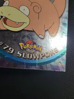 DMG! Slowpoke #79 HOLO FOIL TOPPS Series 2 Blue Logo Pokemon TCG - Image 3
