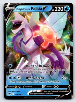 Origin Forme Palkia V 039/189 Holo V Rare Astral Radiance Pokemon Near Mint - Image 1