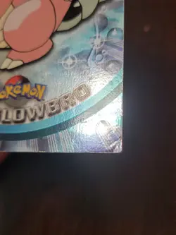 HP! HOLO FOIL Slowbro #80 Blue Label Topps Series 2 Pokemon Card - Image 3
