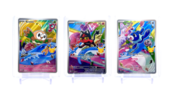 Pokemon TCG First Partner Illustration Collection Gen 7 Starters Cards - Image 1