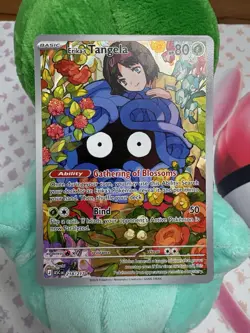 Pokemon TCG Erika's Tangela 218/217 Secret Rare Full Art Holo ENG - Image 1