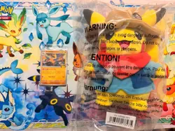 SEALED Pokemon Exclusive Chicago Field Museum Promo Card + Large Pikachu Plushy - Image 1