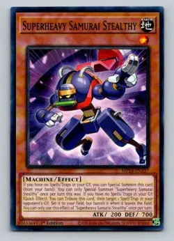 2024 Yugioh Superheavy Samurai Stealthy MP24-EN337 1st Edition Common - Image 1