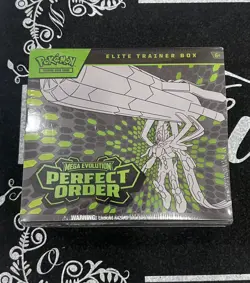 Pokemon TCG Mega Evolution Perfect Order ETB Elite Trainer Box FAST SHIPPING! - Image 1
