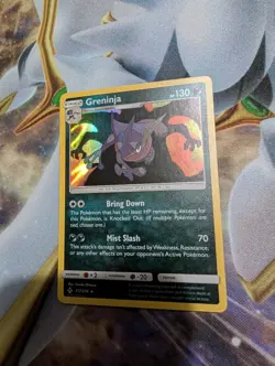 The Pokemon Company Greninja SM-Unbroken Bonds Holo Rare English 130 HP 117/214 - Image 1