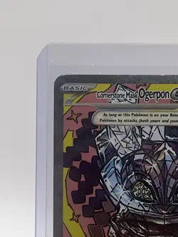 Pokemon Prismatic Evolutions SIR 160/131 Cornerstone Mask Ogerpon Ex Card - Image 2