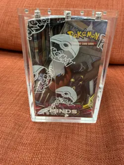 Pokemon Unified Minds Booster Box Sealed With Acrylic Case Sun & Moon TCG - Image 3