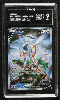 Full Art - Arceus V Pokemon Sword & Shield Brilliant Stars #166 - Image 1
