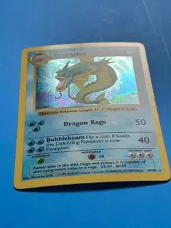 Shadowless Gyarados 6/102 - Base Set - Holo - Pokemon - LP - Image 2