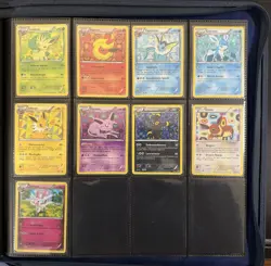 Pokemon Full Eeveelution Set Black & White Promo BW93 Umbreon Sylveon Collection - Image 1