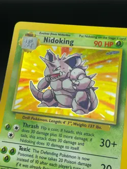 Nidoking 011/102 Base Set - Holo - MP - Pokemon TCG - Image 3
