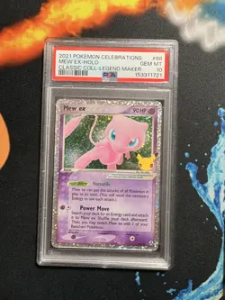 Mew EX - Celebrations - 88/92 - PSA 10 Gem Mint HOLO Clasic Collection Pokemon - Image 1