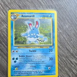 Pokemon TCG Azumarill Neo Genesis 2/111 Holo Rare Unlimited 70 HP Stage 1 Card - Image 1