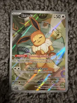 Pokemon Center Prismatic Evolutions Stamped Eevee Promo - Image 1