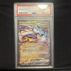 2024 Pokemon TEF EN raging Bolt Ex Psa 10 - Image 1