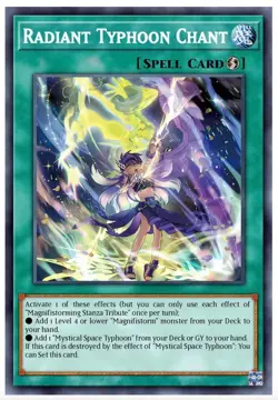 Yugioh! Radiant Typhoon Chant DOOD-EN061 ULTRA RARE PREORDER - Image 1