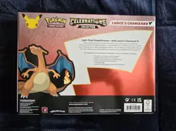 Pokemon TCG: Celebrations Collection Box Lance's Charizard V - New Sealed - Image 2
