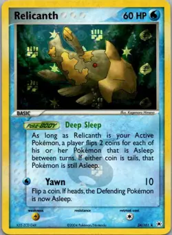 Relicanth 24/101 Rare Hidden Legends Pokemon Reverse Holo Lightly Played - Image 1
