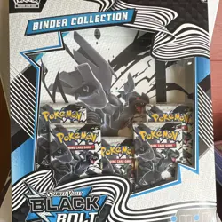 Pokemon Scarlet & Violet—Black Bolt 9-Pocket Binder, Standard, Card List - Image 1