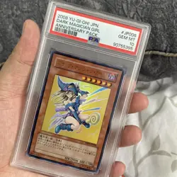 PSA10 Dark Magician Girl Yu-Gi-Oh YAP1-JP006 Takahashi Signature - Image 3