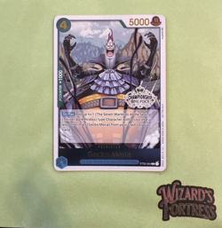 One Piece: Store Championship Pack 2023 Gecko Moria ST03-004 Stamped Promo - Image 1
