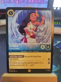 Moana 155/204 Disney Lorcana Winterspell NM Legendary - Image 1