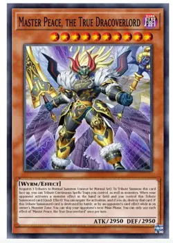 Yugioh! Master Peace, the True Dracoverlord DOOD-EN018 SECRET RARE PREORDER - Image 1
