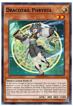 Yugioh! Dracotail Phryxul DOOD-EN023 SECRET Doom of Dimensions PREORDER 2025 - Image 1