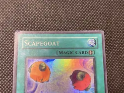 Yugioh Unlimited Scapegoat Super Rare Holo SDJ-041 MP / Damaged FREE SHIPPING - Image 5