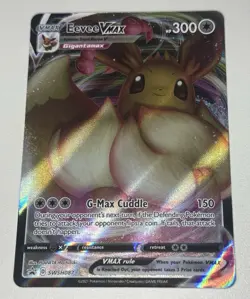 Eevee VMAX SWSH087 Sword & Shield Promo Card Holo, Near Mint Condition - Image 1